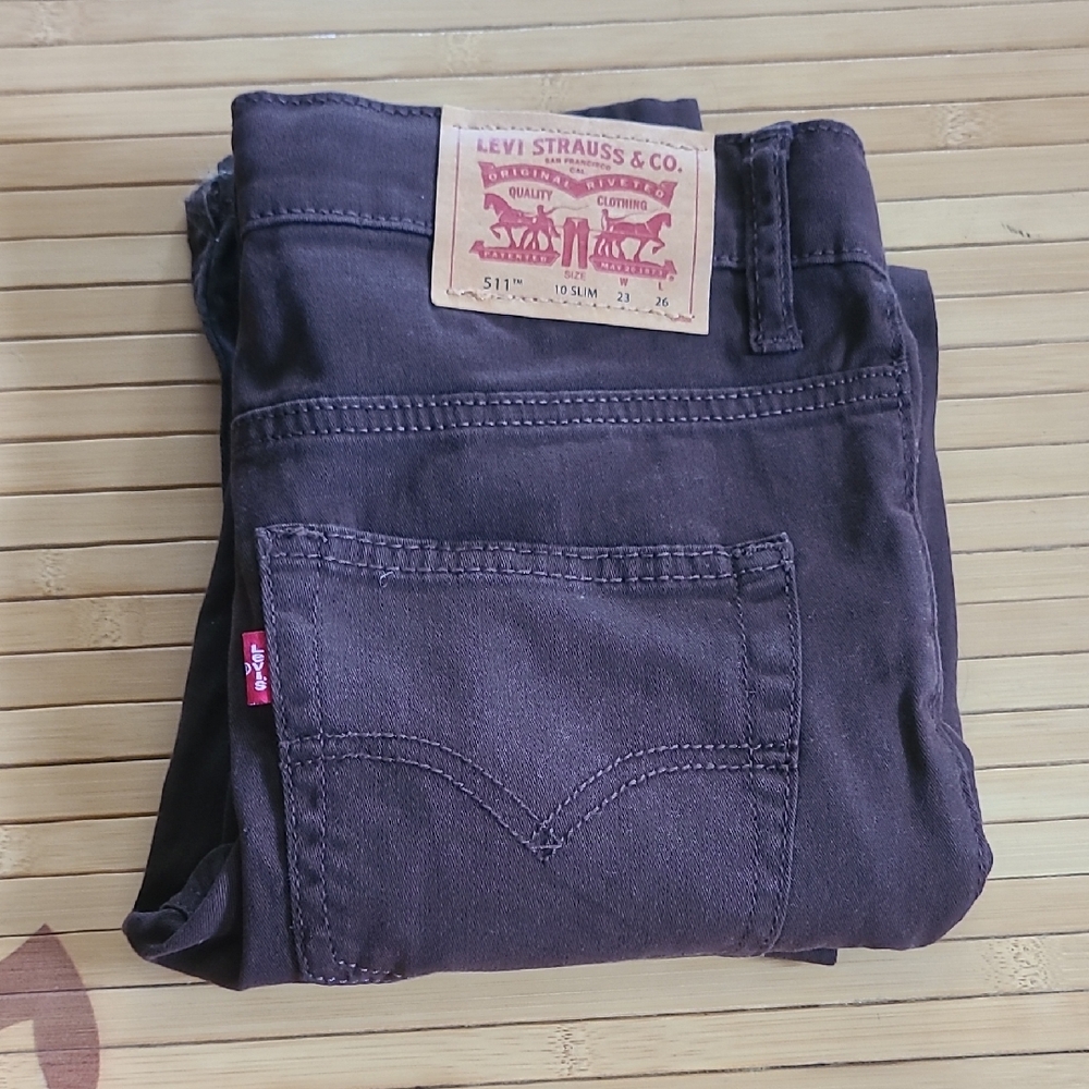 Boy's Levi's Chocolate Brown 511 • 10 Slim